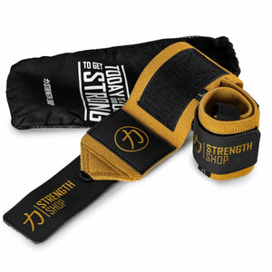 Pure Gold PRO Wrist Wraps – Medium, IPF Approved - Strength Shop USA
