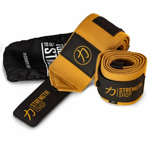 Pure Gold PRO Wrist Wraps – Medium, IPF Approved - Strength Shop USA