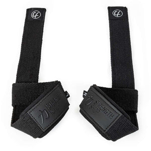 Stealth Black PRO Lifting Straps - Strength Shop USA