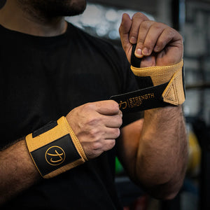 Pure Gold PRO Wrist Wraps – Medium, IPF Approved - Strength Shop USA