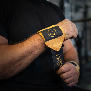 Pure Gold PRO Wrist Wraps – Medium, IPF Approved - Strength Shop USA