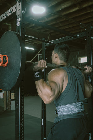 10MM Lever Belt - Dark Camo - IPF Approved - Strength Shop USA