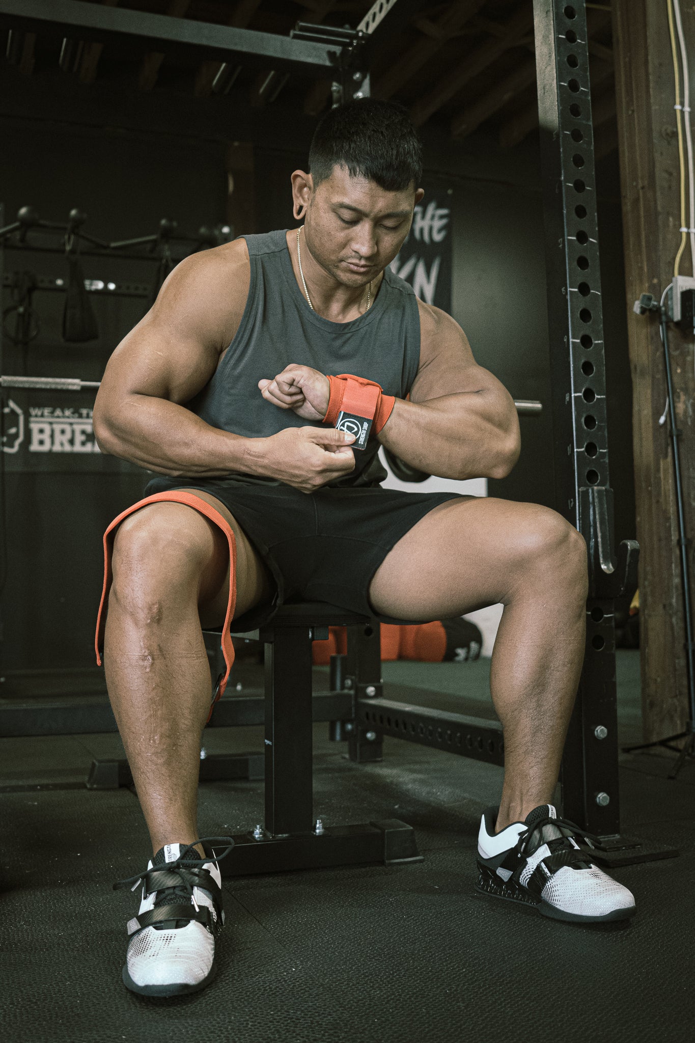 Super Stiff Wrist Wraps - Red - USPA & IPF Approved - Strength Shop USA