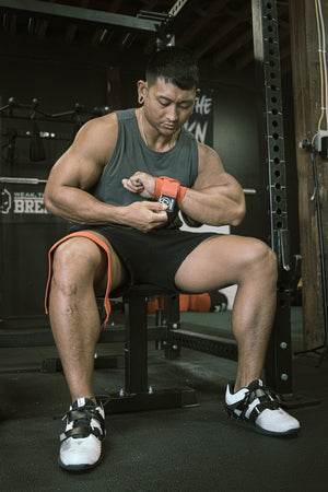 Super Stiff Wrist Wraps - Red - USPA & IPF Approved - Strength Shop USA