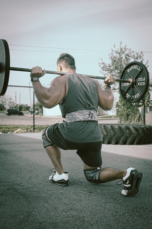 10MM Lever Belt - Dark Camo - IPF Approved - Strength Shop USA