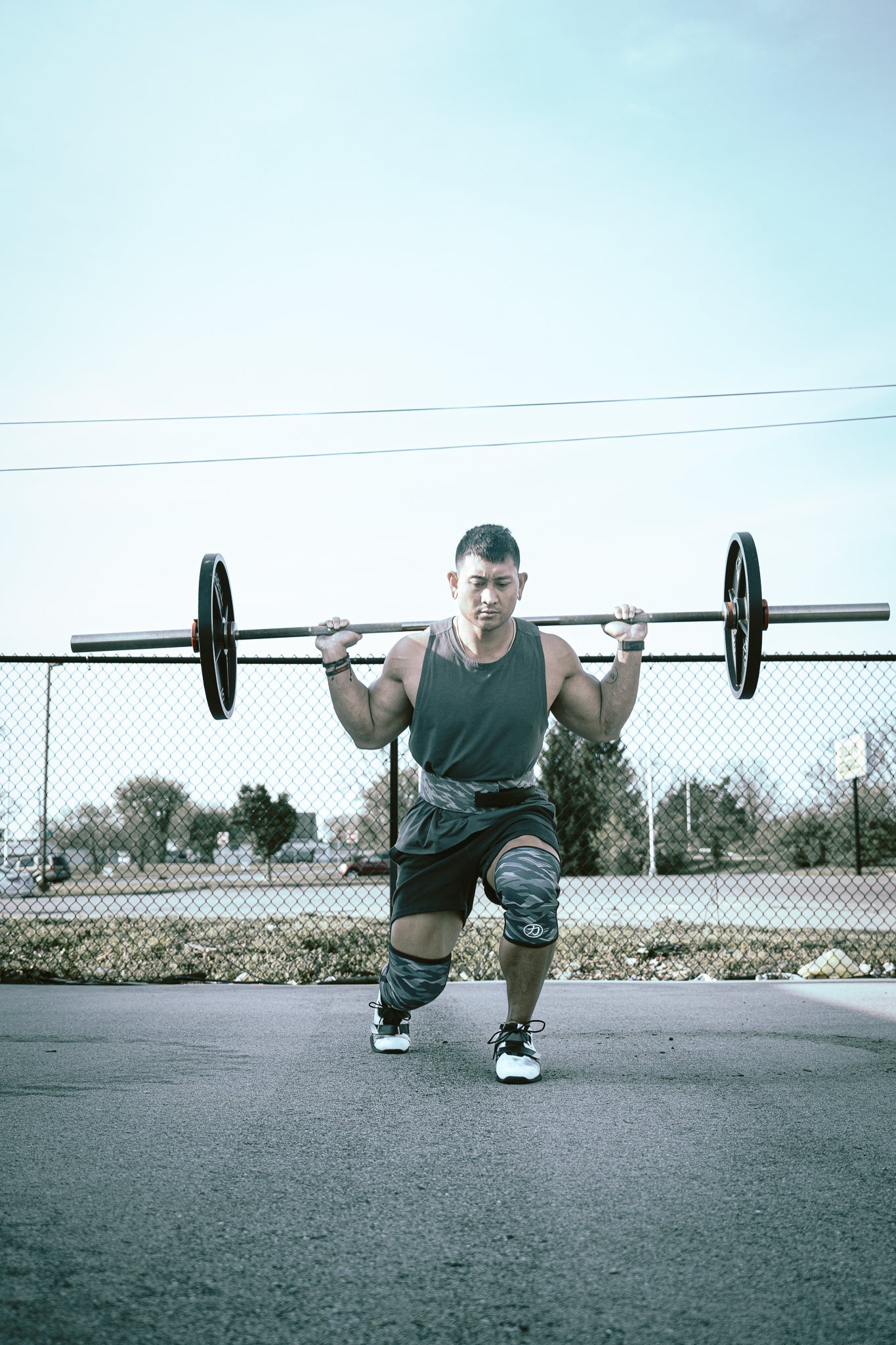 10MM Lever Belt - Dark Camo - IPF Approved - Strength Shop USA