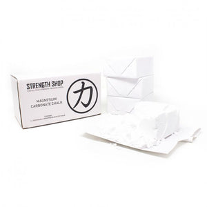 Magnesium Carbonate Chalk - case of 4 blocks - Strength Shop USA