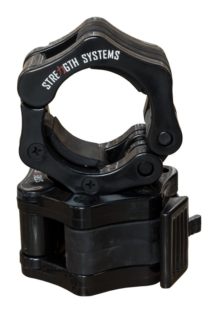 Strength Shop Olympic Flip Lock Collars Black (Pair) - Black - Strength Shop USA