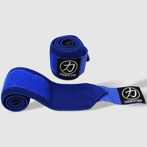 Strength Shop Stiff Wrist Wraps - Blue - USPA & IPF Approved - Strength Shop USA