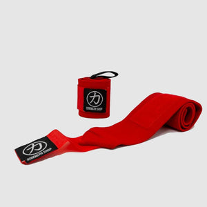 Strength Shop Super Stiff Wrist Wraps - Red - USPA & IPF Approved - Strength Shop USA