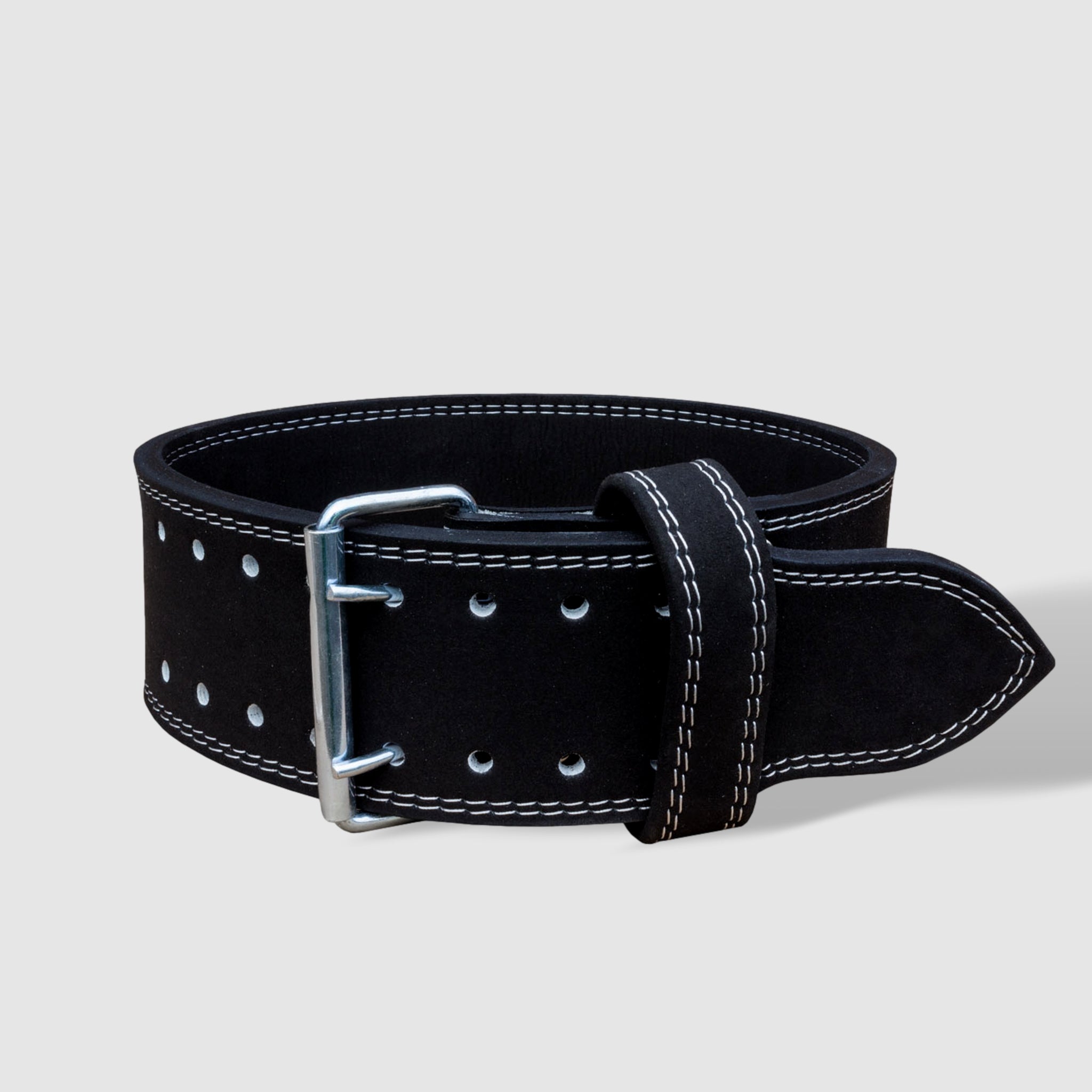 10MM Double Prong Belt - Black - IPF Approved - Strength Shop USA