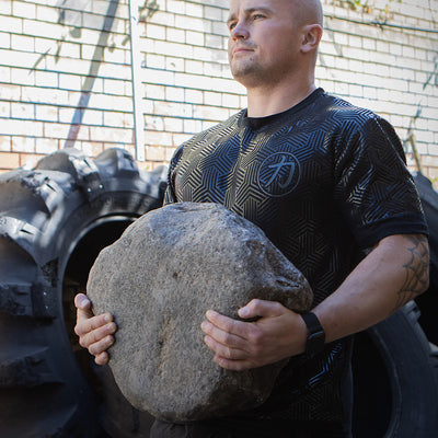 Strongman Grip Shirt, Black - Strength Shop USA
