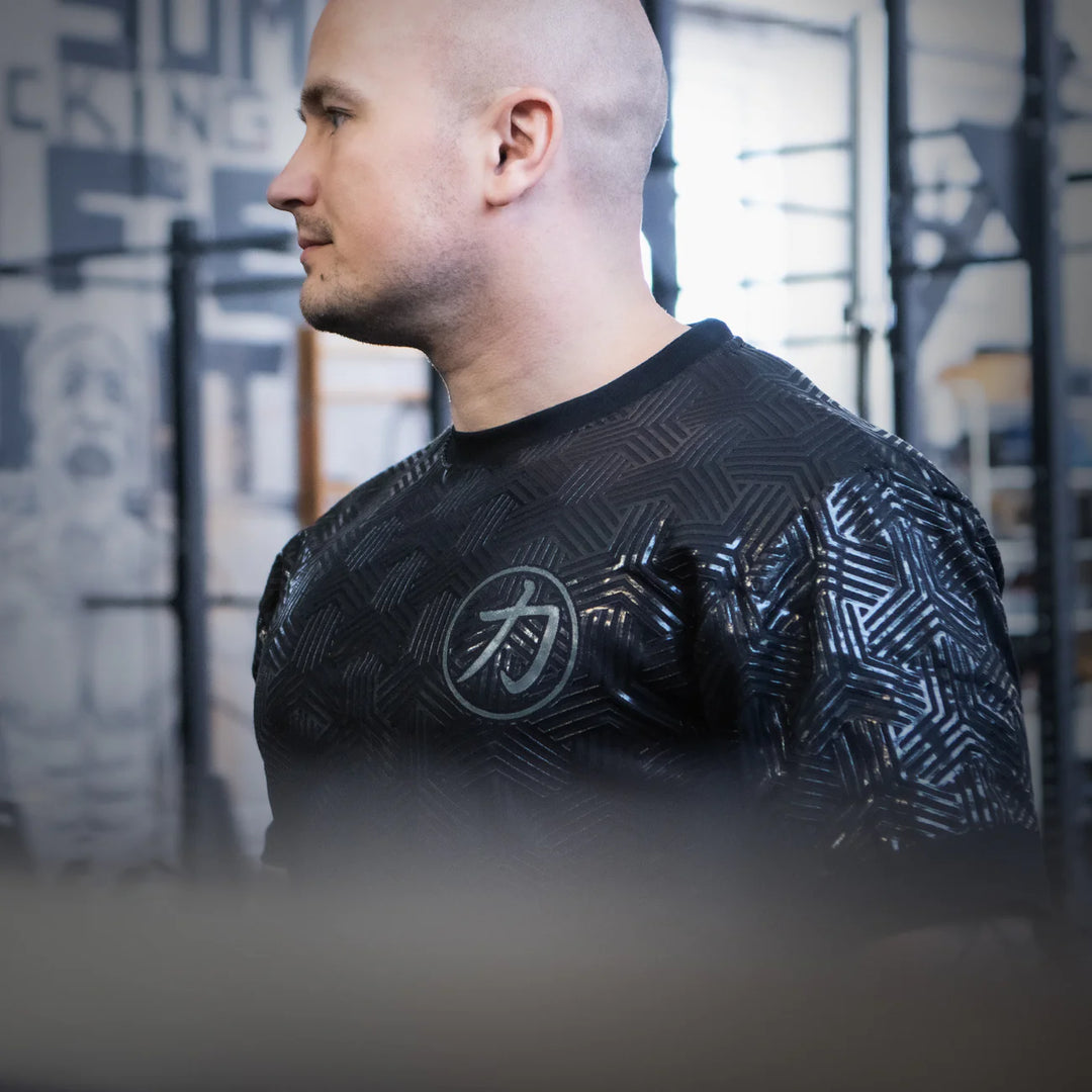 Strongman Grip Shirt, Black - Strength Shop USA
