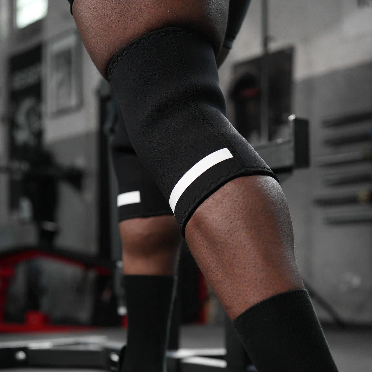 7mm Inferno PRO Knee Sleeves - EXTRA STIFF NEOPRENE, Black - IPF Approved - Strength Shop USA
