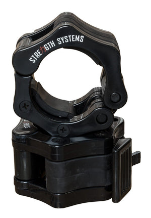 Strength Shop Olympic Flip Lock Collars Black (Pair) - Black - Strength Shop USA