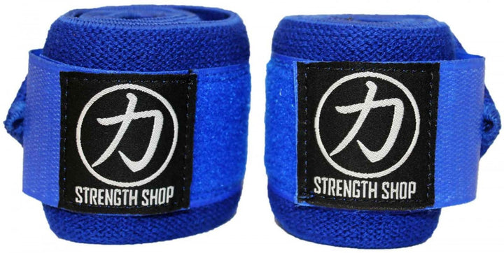Strength Shop Stiff Wrist Wraps - Blue - IPF Approved - Strength Shop USA