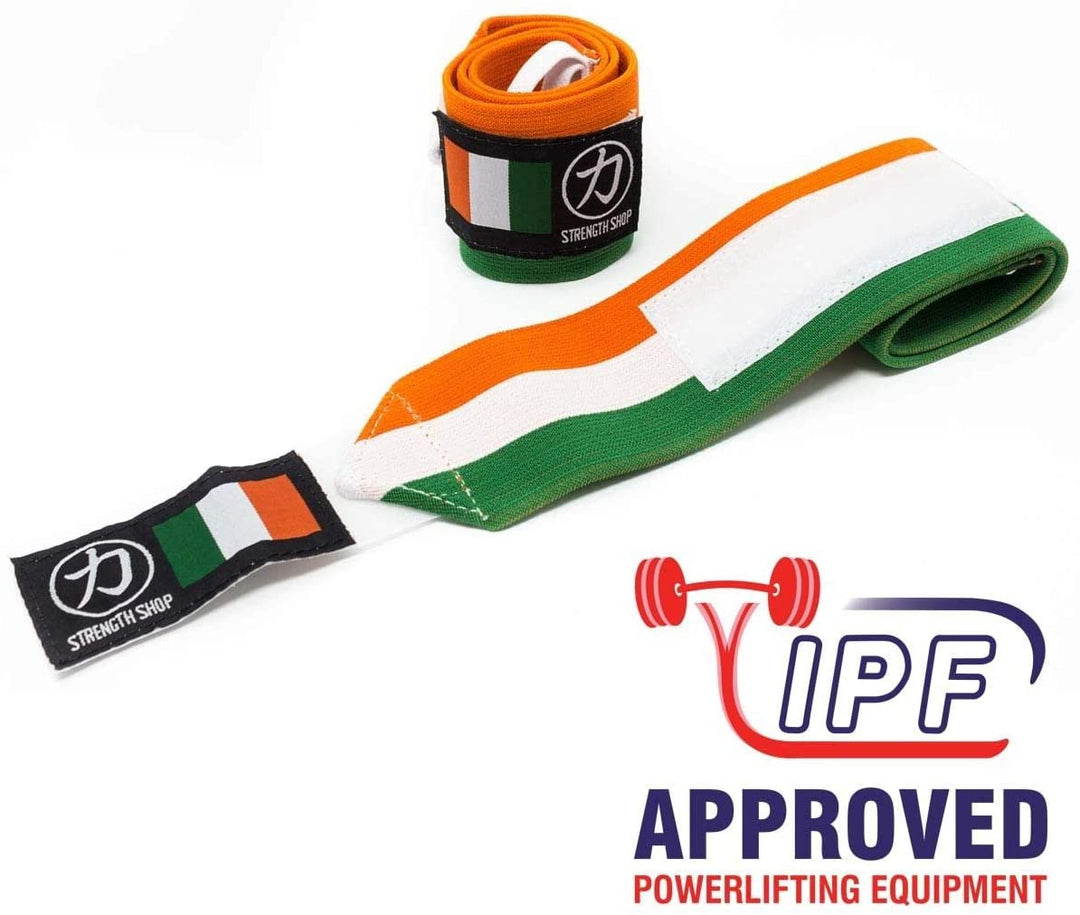 Strength Shop Super Stiff Wrist Wraps - Ireland - USPA & IPF Approved