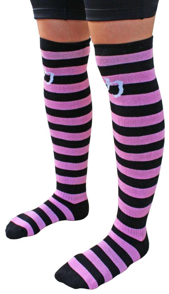 Strength Shop Deadlift Socks - Black/Pink - Strength Shop USA