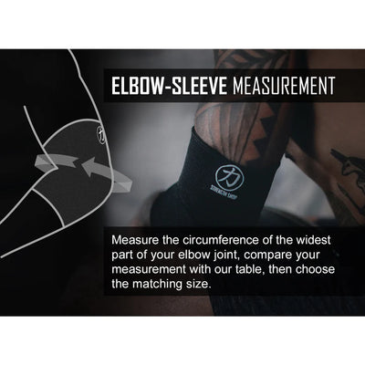 Strength Shop Odin Elbow Sleeves - Triple Ply - Black - Strength Shop USA