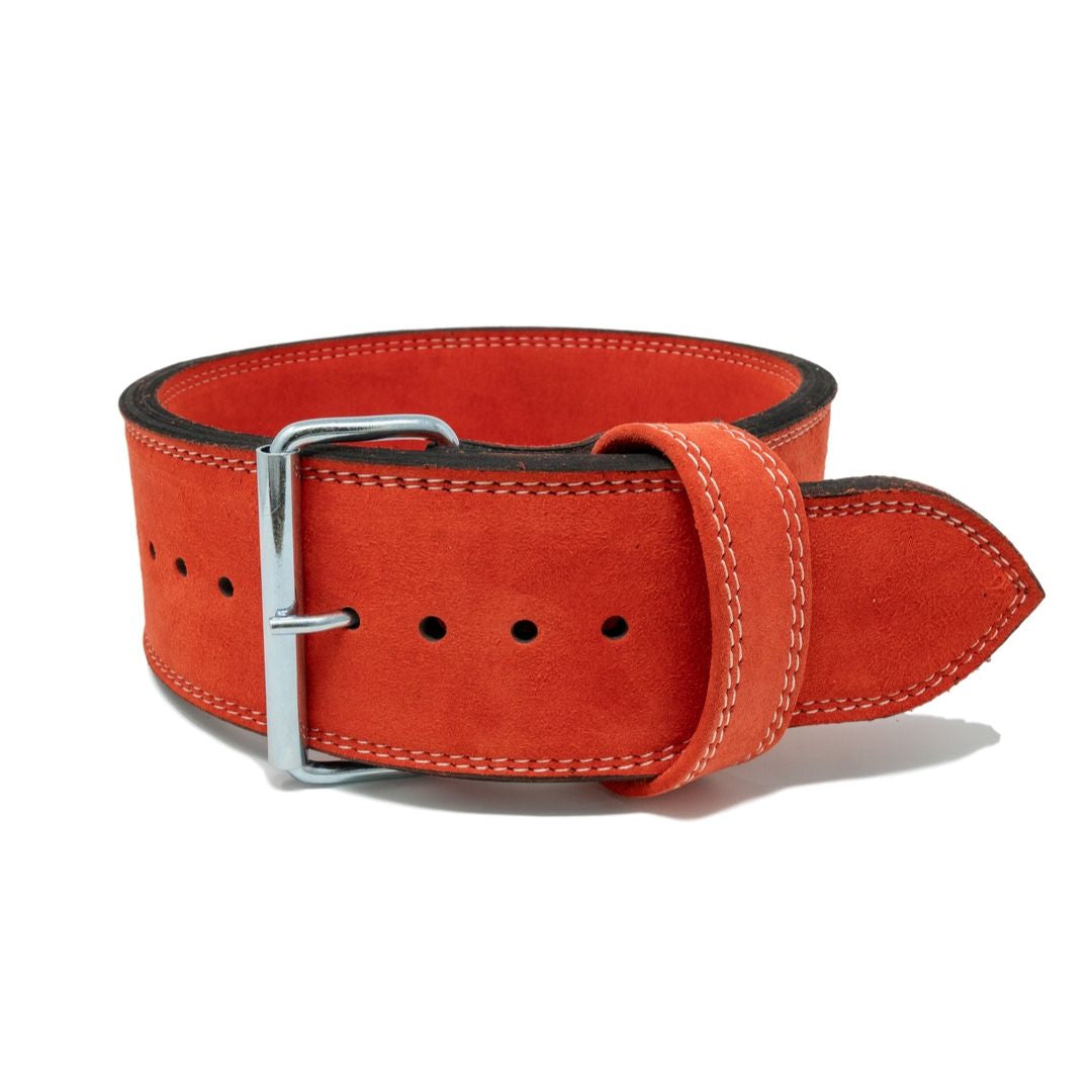 Strength Shop 13mm Single Prong Belt - IPF Approved - Red - Strength Shop USA
