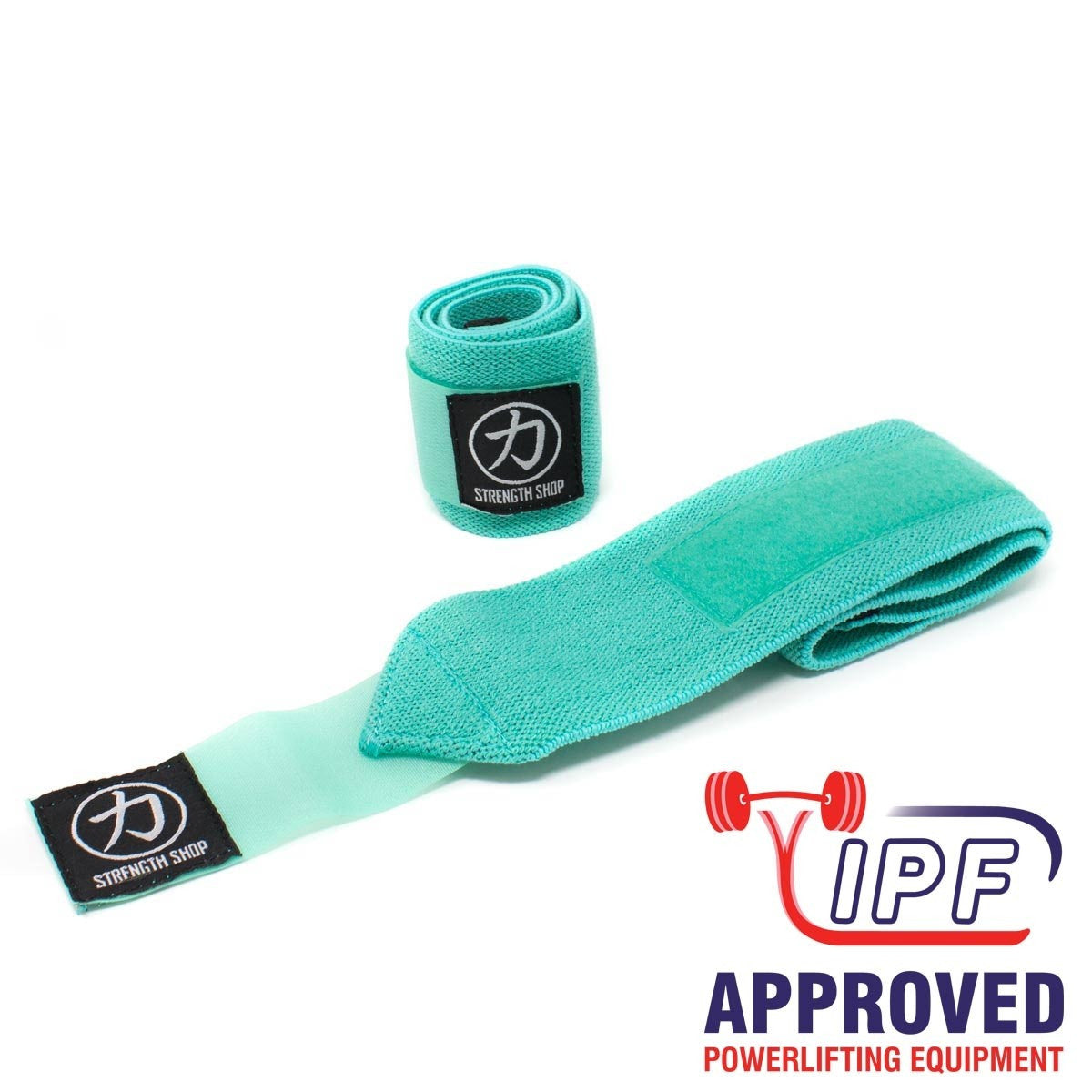 Strength Shop Stiff Wrist Wraps - Teal - IPF Approved - Strength Shop USA