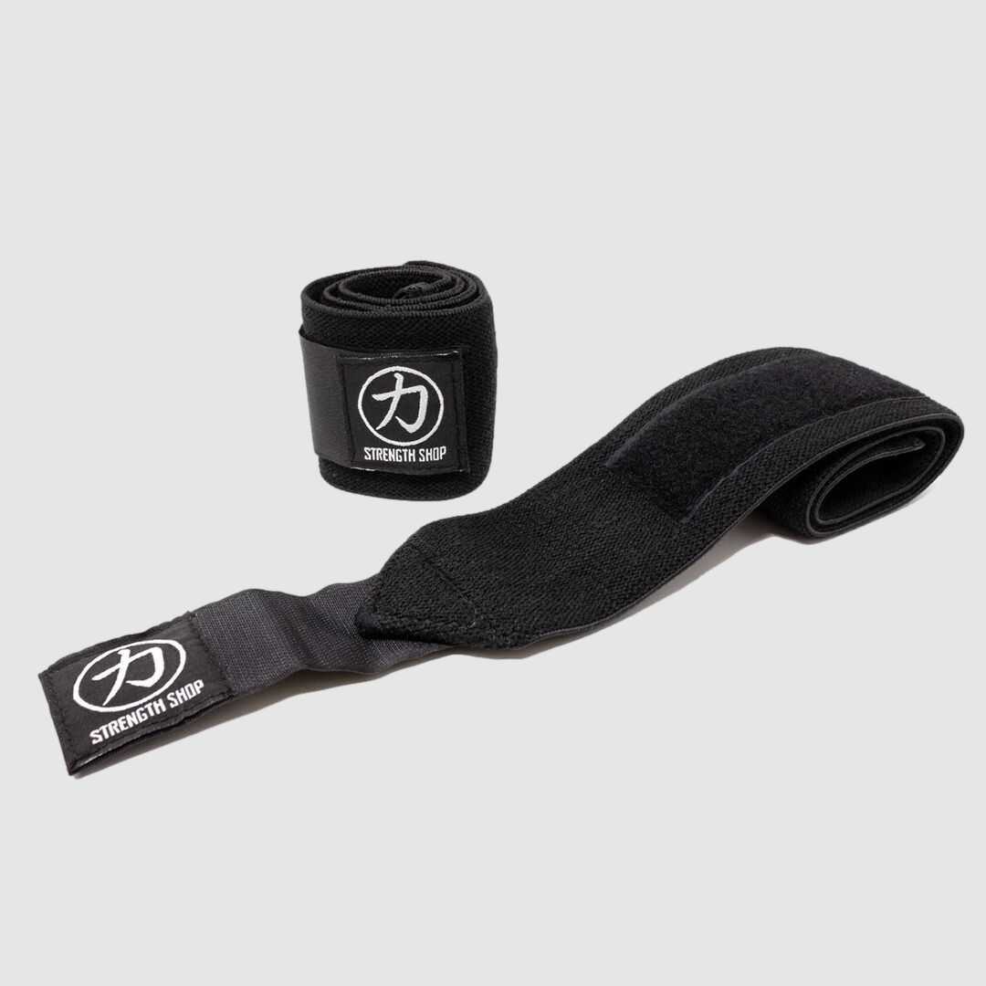 Strength Shop Stiff Wrist Wraps - Black - USPA & IPF Approved - Strength Shop USA